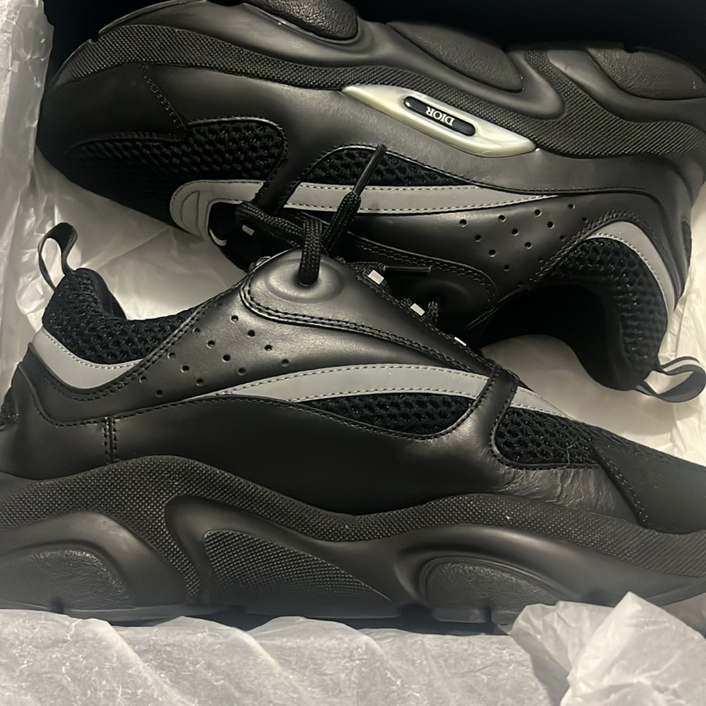 B22 Dior Size 42/9 black reflective - Picture 4 of 8